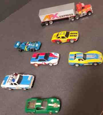Vintage Slot Car Bundle 1960-1980's, Cars Parts Controls1:18 1:24 1:43 Untested
