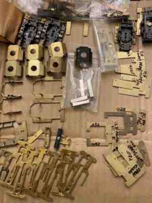 Lot Of Aurora Tjet Slot Car Handling Brass Pan TCP AJs Chassis LOOK!!!! Super II