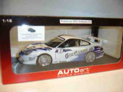 Autoart : Porsche 911 Super Cup 2002 Software AG RAR Umbau