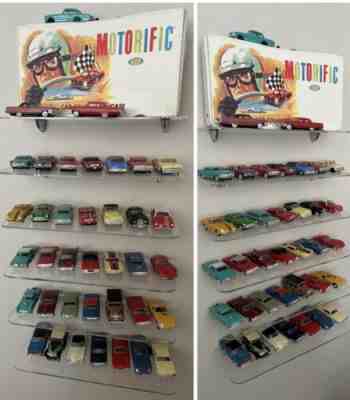 Ideal Motorific Racerific lot of 38 complete cars includes motors an chasis
