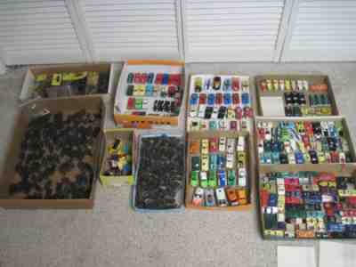 MASSIVE LOT OF AURORA T-JETS & AFX CARS W/PARTS BODIES & MORE RARE HARD TO FIND