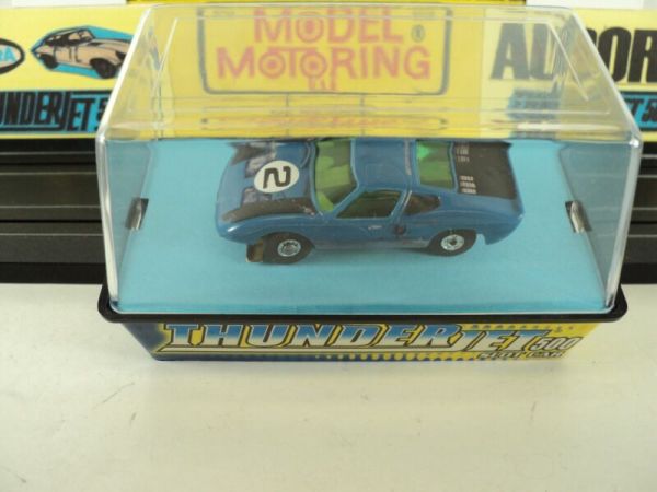 Original Aurora Xlerator Ford GT in Blue/Black #2!  Rare and Hard to Find w/Case