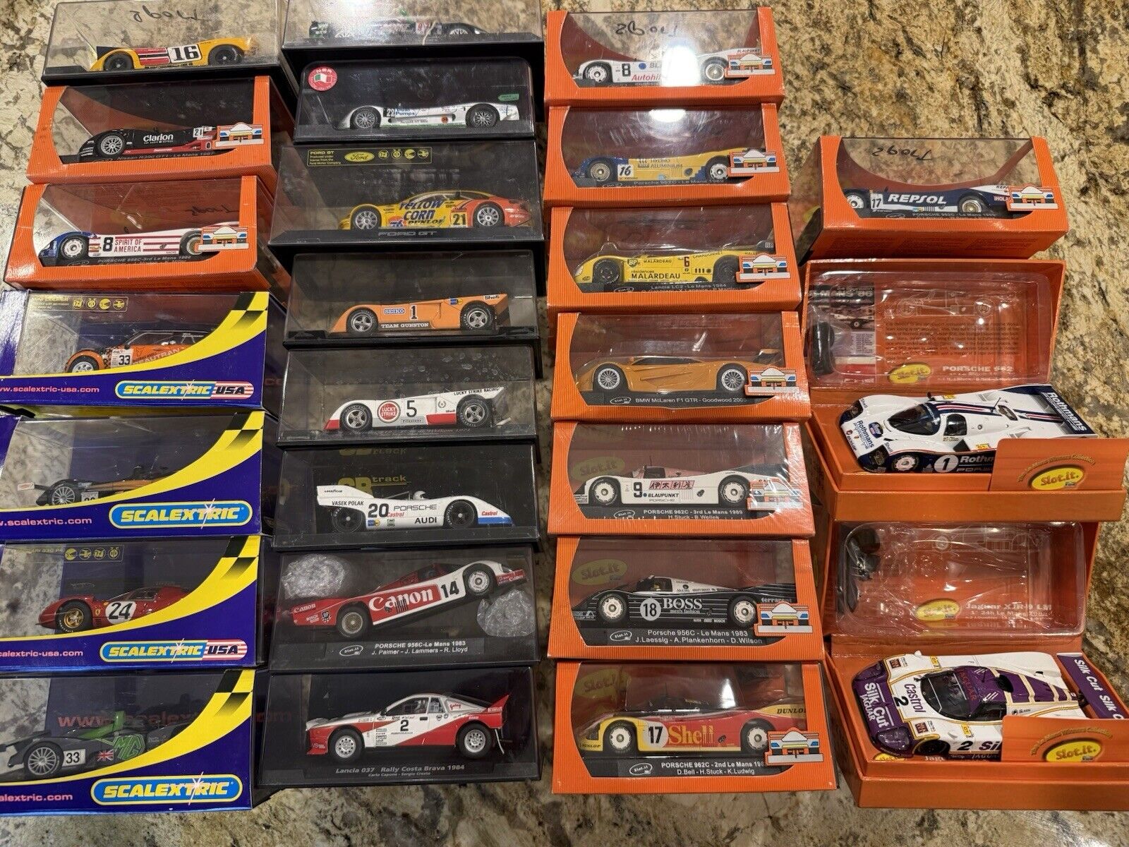 Slot Car ENTIRE Collection (25 Cars) New & Used slot.it , Scalextric & More!