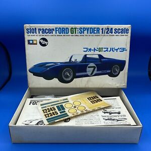 Vintage 1/24 Tamiya Slot Racer  Ford GT spyder Unbuilt Diecast Chassis Rare