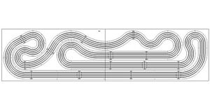 Custom HO Routed Slot Car Track KIT 4 Lane 4'x16 Viper V1 AFX Tyco BSRT Wizzard