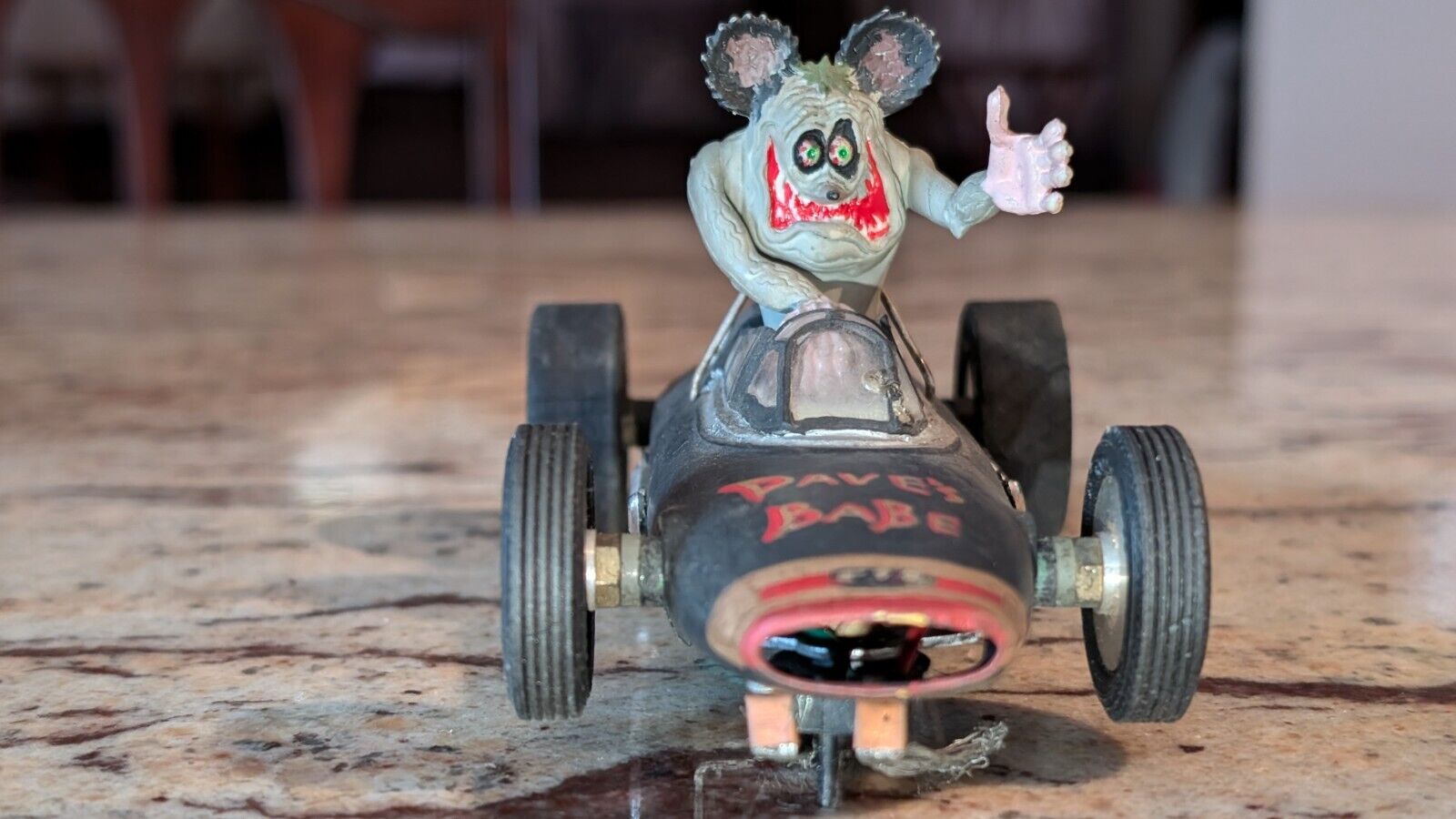 Revell original 1/24 scale Ed Roth Rat Fink Lotus Ford slot car - customized