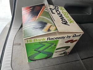 Revell 1970 Hi-Bank Raceway Slot Car Set, Mint In Box, Cougar, Firebird