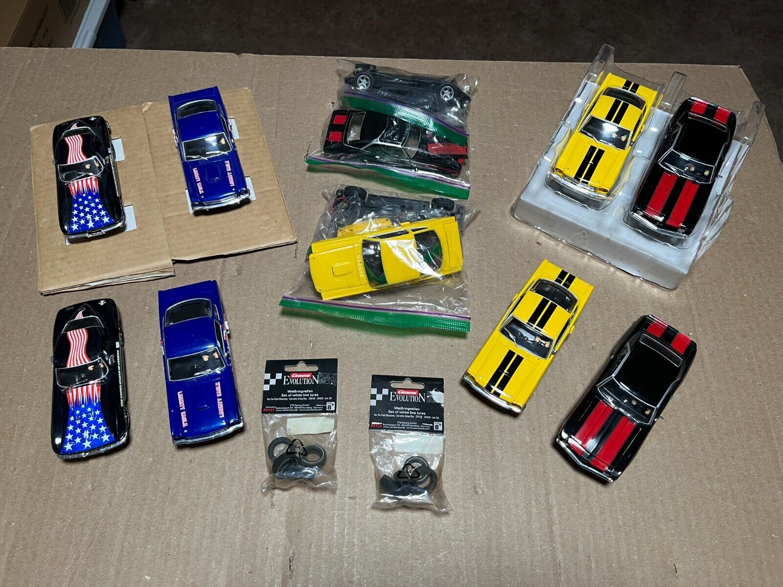 CARRERA SLOT CAR LOT (10) 1/32 SCALE