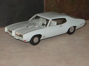 vintage  1968 PONTIAC GTO Cox  slot car 1/24 Lemans Judge sky blue OH YEAH BABY!