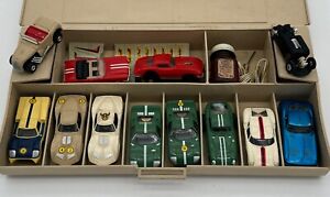 Aurora Slot Car Lot Of  12 T Jets Mustang Hot Rod Stingray GT40 Jag Corvette …