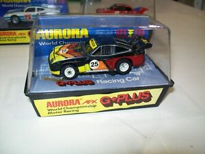 Aurora German Faller Monza GT Black Yel Org Red  25 Excellent