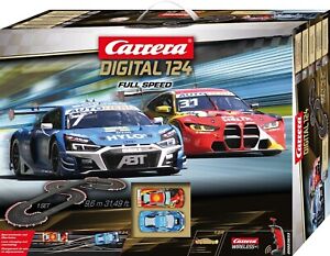 Carrera Digital 124 Full Speed Slot Car Racing Race set 23633 New