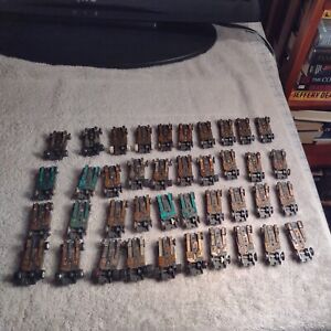 Lot of 40 Vintage Aurora Thunderjet Tjet HO Slot Car Chassis Used Good Cond Huge