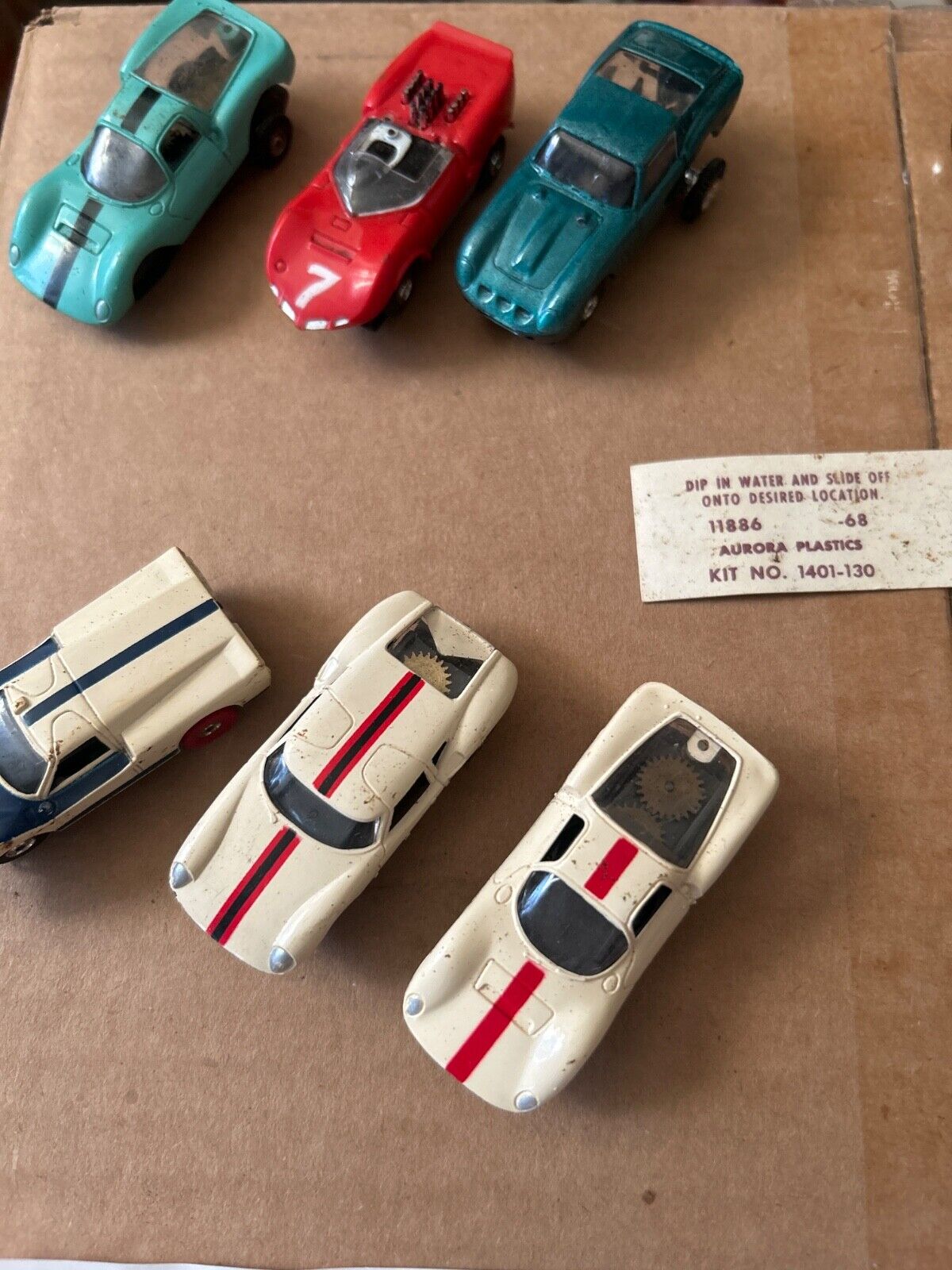 aurora slot cars Kit No 1401-130