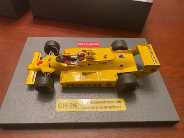 ostorero slot car Johnny Rutherford 400 made