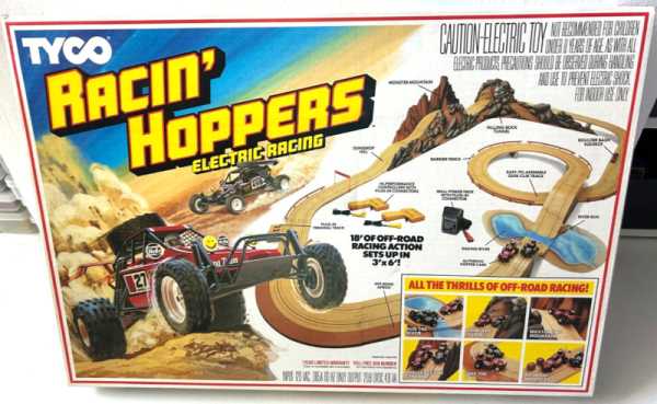 TYCO RACIN' HOPPERS VINTAGE 1987 NEW SEALED SLOT CAR RACE SET NOS