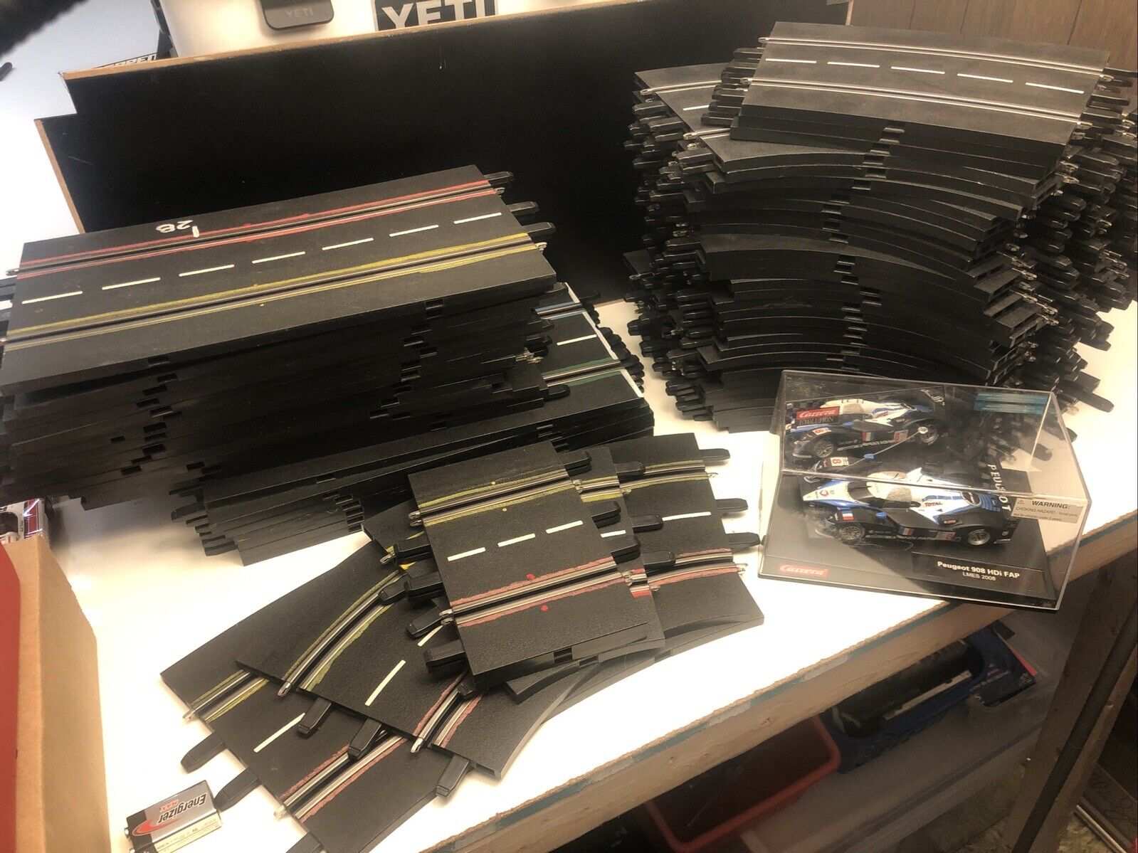 New ListingLarge Carrera Track. Over 132 Pieces!  Includes Carrera Peugeot 908 HDI