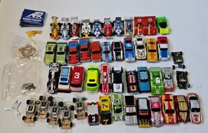 ORIGINAL VINTAGE MOSTLY 1970's 80s TYCO AFX TCR LOT OF 40 SLOT CARS And BODIES