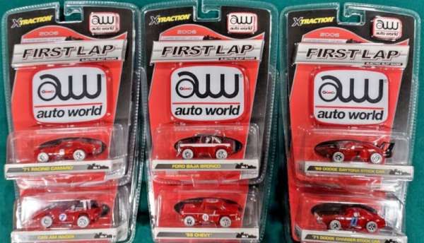 AUTO WORLD XTRACTION 2006 First Lap Ltd. Ed. 1/500 6 Set Bundle HO Slot Cars NEW