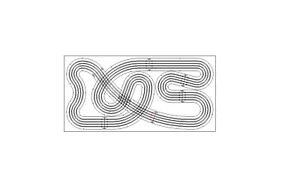 Custom Routed HO Slot Car Track KIT 4x8 4 Lane AFX Tyco