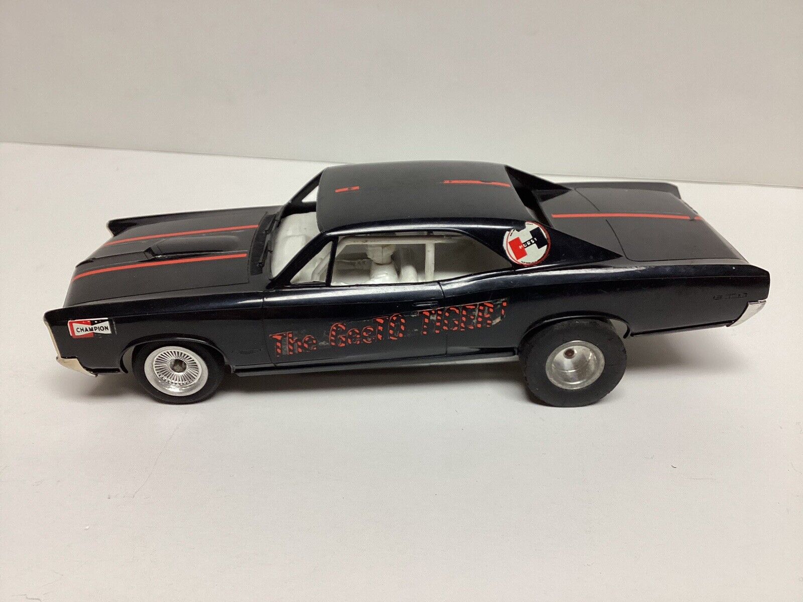 Vintage MPC 1:24 Slot Car GM 1966 Pontiac GTO In Black The GeeTo Tiger RARE VHTF