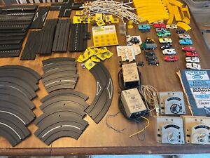 aurora slot cars track transformers controls parts set