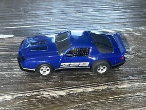TOMY AFX Chevy Camaro Z28 Blue Turbo Slot Car RARE