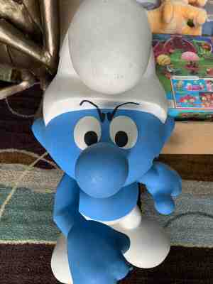 Smurf Mountain Closed Kings Dominion Ride Life Sized 29” Animatronic Smurf Fig!