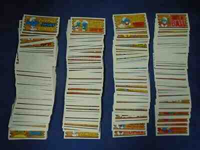 1982 SMURF SUPERCARDS LOT OF 450 MINT *222375