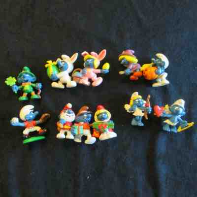 11 Smurf Santa Cupid Witch Halloween Christmas Valentine Easter Bunny St Patrick