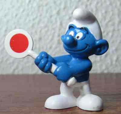 Smurfs - 20154 - MINT - Traffic Crossing Smurf!