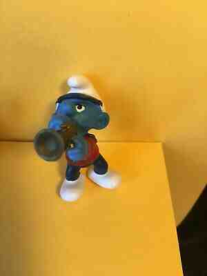 Smurfs Figure	320	2001	Marching Band Series Trumpeter Smurf Schleich Peyo China