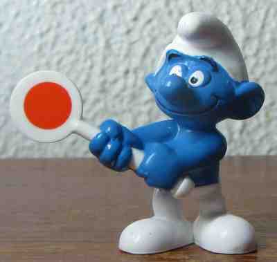 Smurfs - 20154 - MINT - Traffic Crossing Smurf!