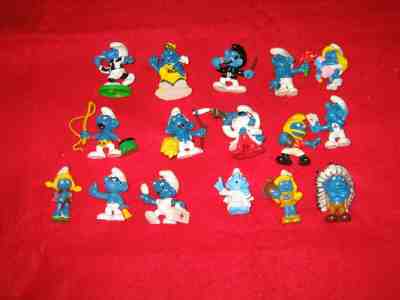 SMURF TOY FIGURINES, LOT OF (56)