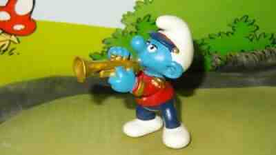 Smurfs Trumpeter Smurf Marching Band Series 20479 Rare Vintage Original Figure