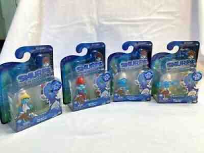 Smurfs PVC 2017 The Lost Village Figures Complete Set of 4 Packs Jakks Peyo