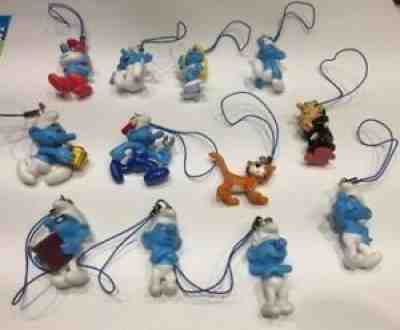 THE SMURFS 2009 FIGURINES COMPLETE SET OF 12 NEW FIGURES COLLECTIBLES MINIATURES