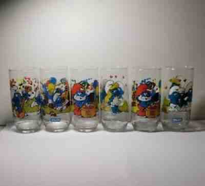 Rare and Collectible Smurf Items : smurf glasses worth