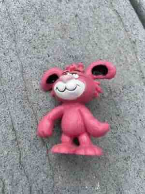 Smurf Pink Rabbit Bunny Figurine