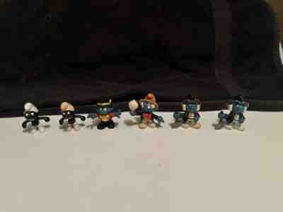 smurf lot of 6 RARE vintage