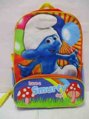 2012 The Smurfs Have a Smurfy Day Backpack