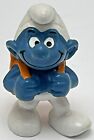 Vintage Smurfs Pupil Backpack Student Figure PVC Figurine Germany Peyo 20103