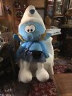 2013 56” Tall Stuffed Smurf Gurtsy Theater Display Model Rare And Limited