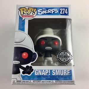 Funko Pop GNAP! SMURF BLACK Exclusive - THE SMURFS Vinyl Figure 274 New RARE