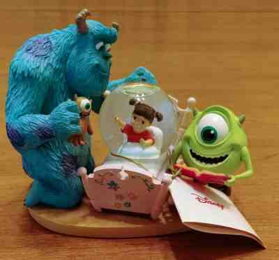 DISNEY MONSTER'S INC SULLY, MIKE & BOO SNOW GLOBE - CHINA