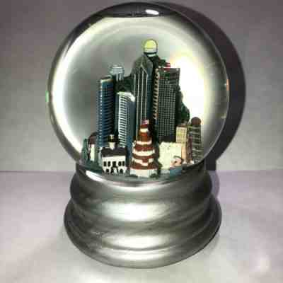 Three Jays Imports San Diego Skyline Glitter Musical Snow Globe 15