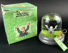 Vintage 1985 Enesco John Jonik Snow Globe Money Water Dome Strike it Rich w/ Box