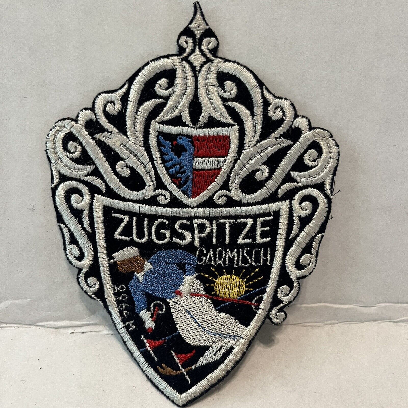 Zugspitze Garmisch Germany Ski Resort Area Skiing Souvenir Patch Badge 4” Patch