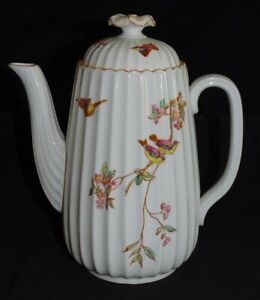 Spode England Aviary Bird Y6698 Coffee Pot