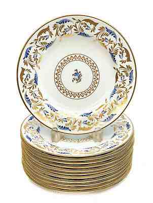 12 Copeland England Porcelain for Tiffany & Co. 9 inch Plates , circa 1895 